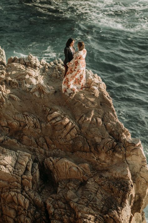 A Surprise Proposal On The Cliffs Of Big Sur California Proposal, Big Sur California, Surprise Proposal, Everything Wedding, Big Sur, Best Memories, Engagement Shoots, Grand Canyon, Beautiful Places