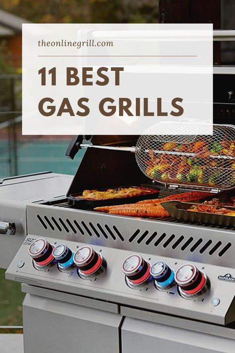 Check out this list of the best gas grills for your backyard or patio. See grills from famous brans like Weber, Char-Broil and Napoleon. Take your grilling to hte next level with these gas grill reviews! #grill #grilling #bbq #barbecue #home #shopping #patio #garden Gas Grill Recipes, Gas Barbecue Grill, Best Gas Grills, Best Charcoal Grill, Natural Gas Grill, Propane Gas Grill, Weber Grill, Grilling Tips, Barbecue Party