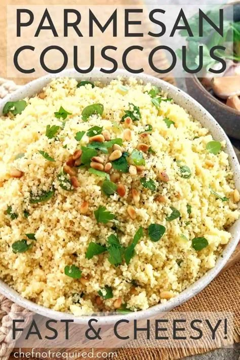 Couscous Recipes Low Calorie, Parmesan Pearl Couscous Recipes, Couscous Recipes Mediterranean, Vegetarian Couscous Recipes, Parmesan Couscous, Simple Couscous Recipes, Pearl Couscous Recipes, Couscous Dishes, Roast Pumpkin Salad