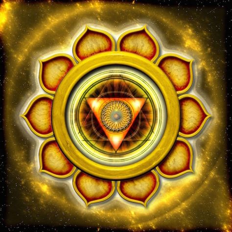 Swadhisthana Chakra, Art Chakra, Chakra Meanings, Mandala Symbols, Manipura Chakra, Karma Yoga, Chakra Art, Chakra Yoga, Seven Chakras