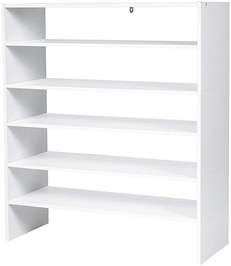 Amazon.com: Giantex 3-in-1 Shoe Rack, 5-Tier Shoe Organizer, Wood Storage Shelf for Shoes, Multi-Shape Shoes Shelves Ideal for Entryway Hallway Bathroom Living Room (White): Home & Kitchen White Shoe Rack, Organiser Son Dressing, Space Saving Shoe Rack, Wood Storage Shelves, Shoe Cubby, Wood Shoe Rack, Stackable Shoe Rack, Diy Shoe Rack, Shoe Rack Closet