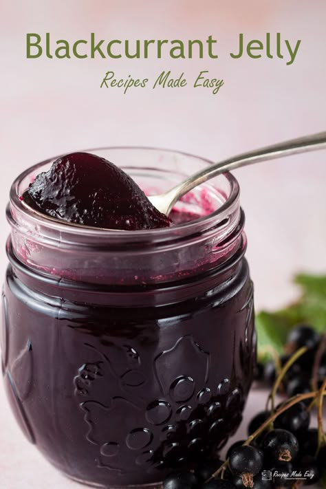 Blackcurrant Recipes, Black Currant Recipes, Blackcurrant Jelly, Currant Recipes, Pantry Cooking, Currant Jelly, Jelly Recipe, Clam Recipes, Jelly Bag