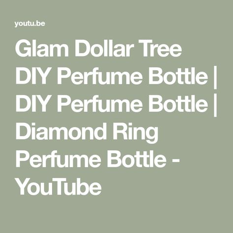 Perfume Diy, Diy Bottles, Diy Perfume, Mini Perfume, Bottle Diy, Cardboard Cutouts, Diy Bottle, Tree Diy, Dollar Tree Diy