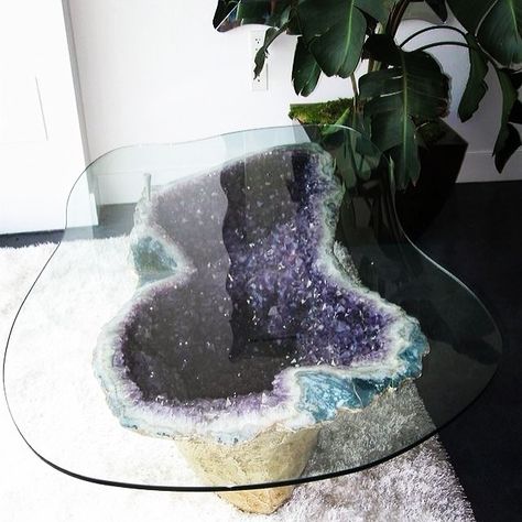 ❁ u r b x n g e m Bohemian House, Amethyst Geode, Boho Interior, 인테리어 디자인, My Dream Home, Dining Room Table, Home Deco, Home Design, Decor Inspiration