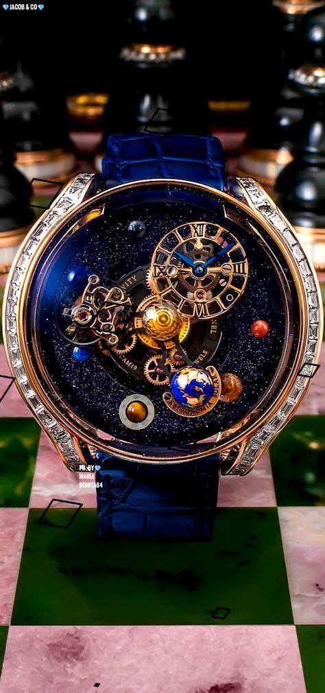 Solar System Watch, Fashion Bible, Fancy Watches, Expensive Watches, Hand Watch, Richard Mille, Luxury Timepieces, Watches Unique, Classic Watches