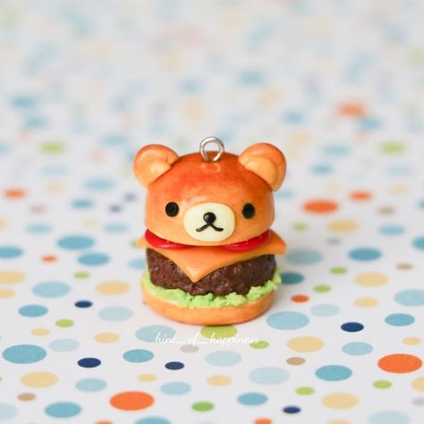 Rilakkuma Clay Charm, Rilakkuma Clay, Clay Ideas Aesthetic, Refractory Clay, Kawaii Rilakkuma, Ceramic Plates Art, Easy Crafts For Teens, Book Crafts Diy, Clay Things