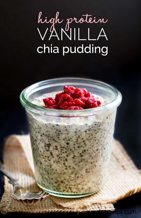 Chia Recipes, Vanilla Chia Pudding, Dairy Free Protein, Healthier Treats, Kefir Recipes, High Protein Vegetarian Recipes, Satisfying Eats, Simply Quinoa, Dairy Free Breakfasts