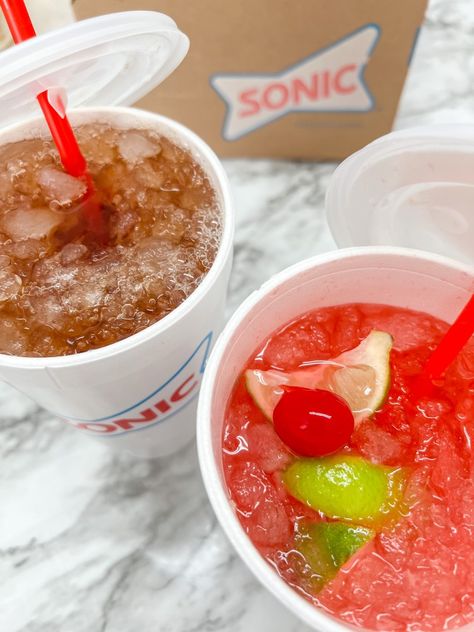 Healthy Sonic Drinks, Low Calorie Sonic Drinks, Sugar Free Sonic Drinks, Sonic Drinks Combinations Ideas, Low Cal Drinks, Diet Sprite, Sonic Drinks, Low Sugar Drinks, Coconut Tea