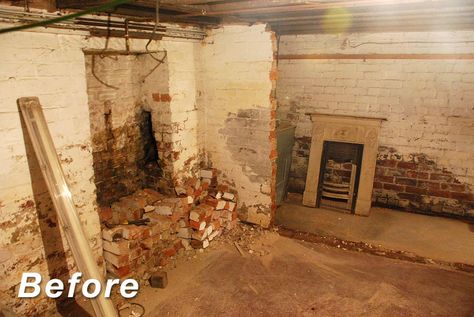 Cellar Room Ideas, Cellar Conversion Ideas, Creepy Basement, Basement Cellar, Cellar Conversion, Sump Pump Installation, Cellar Ideas, Basement Conversion, Basement Entrance