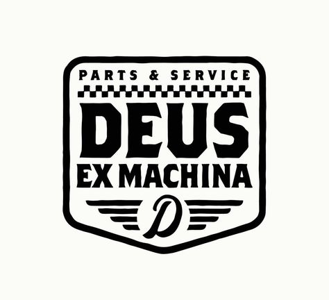 Clothing Labels Design, Labels Design, Deus Ex Machina, Ex Machina, Retro Cars, Clothing Labels, Alfredo, Logo Inspiration, Panama