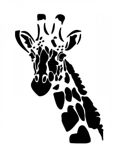 Free printable Giraffe stencils and templates Giraffe Stencil, Giraffe Images, Airbrush Shirts, Giraffe Head, Baby Animal Nursery, Animal Stencil, Stencils Printables, Giraffe Art, Stencil Templates