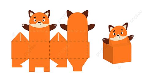 Treat Box Template, Box Fox, Diy Gift Box Template, Packaging Template Design, Birthday Party Background, Paper Box Template, Paper Carving, Packaging Template, Creative Gifts For Boyfriend