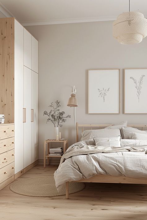 15 Tips for Creating a Cozy Scandinavian Bedroom – Everyday Inspo Scandinavian Interior Small Apartment, Scandinavian Bedroom Inspiration, Pod Bedroom, Scandinavian Small Bedroom, Roof Bedrooms, Scandinavian Bedroom Nordic, Scandinavian Bedroom Minimalist, Bed Scandinavian Style, Warm Scandinavian Interior