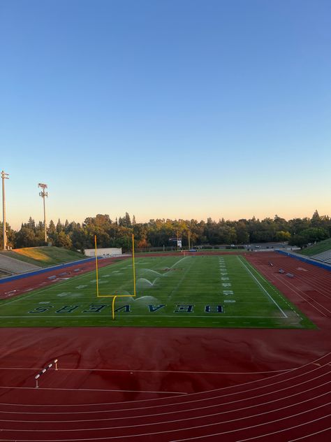 American River College Football Field American Football Field, Field At Sunset, Exchange Student, Football Field, College Football, American Football, Superman, Dream House, Football