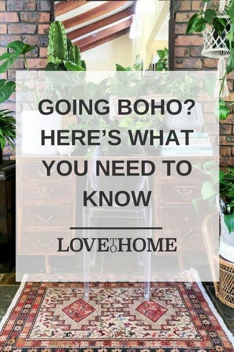 Going Boho? Here's What You Need to Know – Love to Home Alternative Interior, Peaceful Home Decor, Mid-century Interior, Boho Dining Room, Indian Living Rooms, Boho Interior Design, Boho Lifestyle, Second Hand Furniture, Boho Life