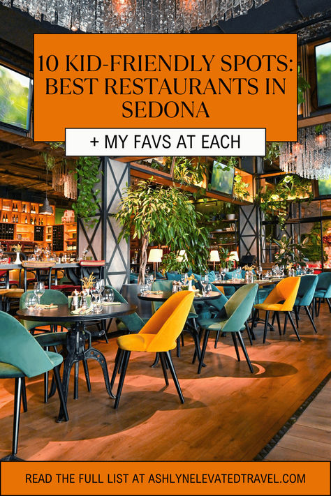 Discover the best restaurants in Sedona that are kid-friendly and perfect for your family’s Sedona itinerary. Find Sedona things to do with kids, including top spots for dining. Click to read more. Sedona Arizona With Kids, Sedona With Kids, Sedona Things To Do, Sedona Itinerary, Sedona Restaurants, Travel With Toddler, Travel With Baby, Arizona Trip, 46th Birthday