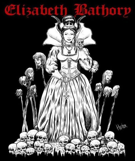 Ode To Elizabeth Bathory - Nexion 435: "Praise Be to The Dark Mother, Countess Bathory, The Harbinger of Torture & Lust, Who brings forth Horror upon Man, With Every Innocent Your Unholy Womb brought unto the Slaughter, I Bleed thy Flesh to Mark One as Servant to the Dark Mothers' Kin." Elizabeth Bathory Art, Elizabeth Bathory Aesthetic, Lady Bathory, Countess Bathory, Dark Mother, Vlad Tepes, Elizabeth Bathory, Vlad The Impaler, Praise Be