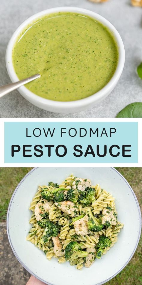 Low Fodmap Spinach Recipes, Fodmap Recipes Dinner, Low Fodmap Recipes Dinner, Pesto Sauce Recipe, Fodmap Friendly Recipes, Low Fodmap Snacks, Low Fodmap Diet Recipes, Fodmap Diet Recipes, Walnut Pesto