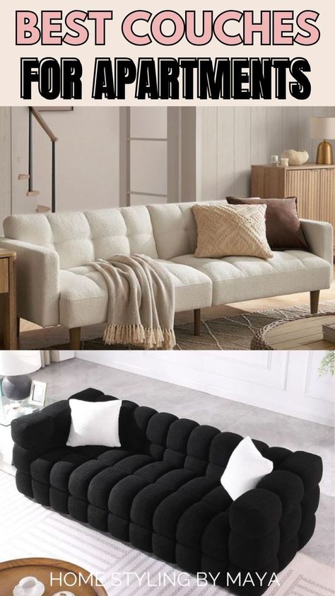 best modern couches, affordable couches, affordable modern couches, affordable amazon couches Couches For Apartments, Affordable Couches, Modern Couches, Cool Couches, Short People, Modern Couch, Home Styling, Cool Apartments, Making Room