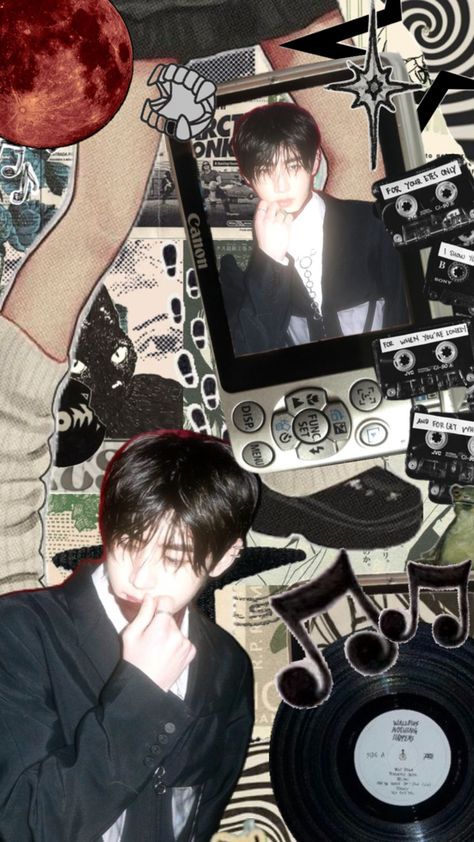 #sunghoon #enhypen #engene #darkblood #kpop #wallpaper #collage Kpop Wallpaper Collage, Sunghoon Collage, Sunghoon Wallpaper, Wallpaper Collage, Dark Blood, Sunghoon Enhypen, Iphone Wallpaper Themes, Sung Hoon, Kpop Wallpaper