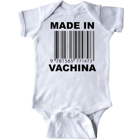 Baby Shower Food List, Made In Vachina, Funny Baby Shower Gifts, Funny Baby Gifts, Baby Shower Gift Ideas, Shower Gift Ideas, Funny Baby Clothes, Unique Baby Shower Gifts, Funny Baby Onesies