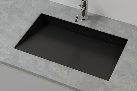 What is a Ramp Sink? 2020 Guide to Ramp Sinks | Badeloft Ramp Sink, Floating Sink, Old Sink, Linear Drain, Black Sink, Modern Bathroom Sink, Undermount Sinks, Wall Mounted Sink, Undermount Bathroom Sink