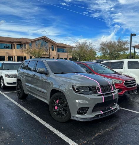 | 🫦 @srt.jaz • • #srt #srthellcat #srtaddicts #srt392 #srtjeep #srtpowered #trackhawk #trackhawkjeep #jeep #mopar | Instagram Pink Trackhawk, Track Hawk Jeep, Trackhawk Jeep, Srt Jeep, Dream Car Garage, Girly Car Accessories, Luxury Garage, Dream Cars Jeep, Girly Car