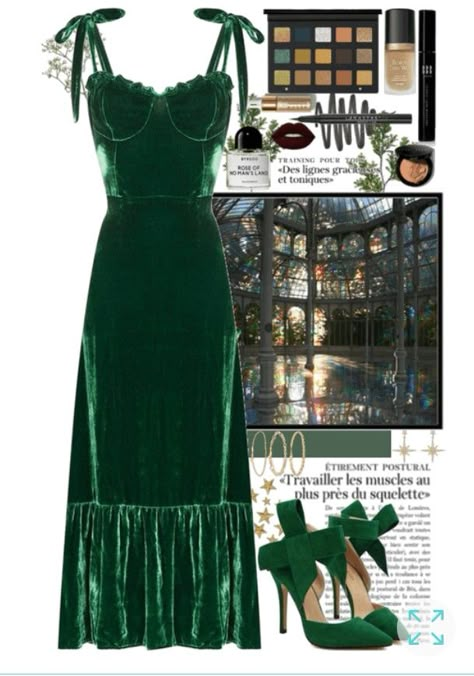 Outfits For Christmas Eve, Outfits For Christmas, Ideas For Date Night, Fashion Outfit Ideas, Mode Hippie, Cosplay Diy, Elegante Casual, Green Outfit, Looks Chic