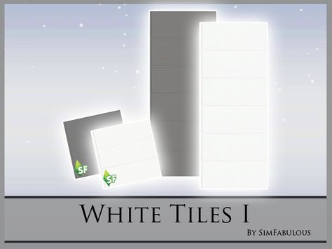 Tiles Wall, White Tiles, Grey Wallpaper, The Sims Resource, Grey Walls, Sims Resource, Pure White, White Walls, The Sims