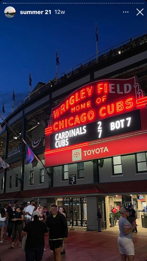 Cubs Aesthetic, Chicago Summer, Moving To Chicago, Post Grad Life, Chicago Tours, Chicago Travel, Wrigley Field, The Windy City, World View