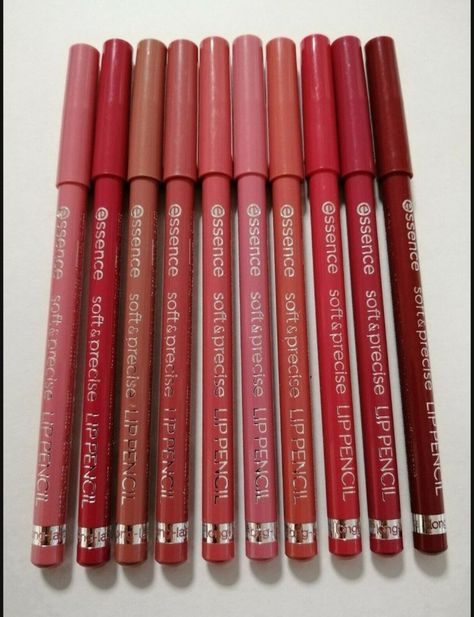 Essence New Products, Essence Lip Liner, Essence Lip Gloss, Lip Liner Collection, Essence Products, Pencil Lipstick, Makeup Pencil, Lipstick Pencil, Popular Makeup