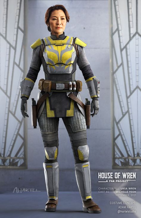 Ursa Wren, Female Mandalorian, Star Wars Disneybound, Mandalorian Cosplay, Mandalorian Armor, Star Wars Trooper, Star Wars Characters Pictures, Female Armor, Star Wars Outfits