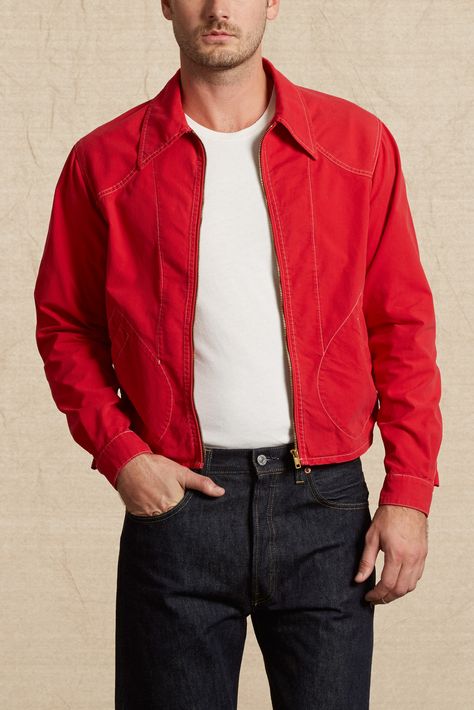 Levi's Vintage Clothing Climate Jacket Red Jacket Outfit Men, Eurovision Outfit, Outfit Hombres, Red Jacket Outfit, Red Jacket Men, Varsity Jacket Outfit, Homecoming Outfit, Gta 6, Levis Vintage Clothing