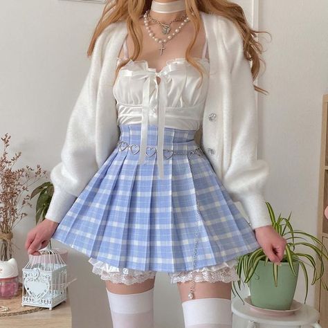 Kawaii Outfit Ideas, I Have A Question, Ribbon Top, Pastel Fashion, Kawaii Fashion Outfits, A Question, Really Cute Outfits, Kawaii Clothes, Harajuku Fashion