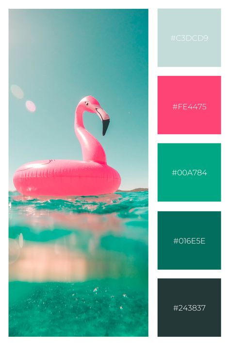 Here are some color ideas to get you inspired to create your brand’s identity. If you need more help choosing colors that match a specific personality, let's connect. #pinteresttips #brandidentity #blackbusiness #colorideas #pinterestmarketing #pink #graphicdesign #blackwomen #flamingo Flamingo Branding, Flamingo Color Palette, Lollipop Invitations, Flamingo Logo, Brand Language, Flamingo Color, Hair Salon Logos, Salon Logo Design, Campaign Logo