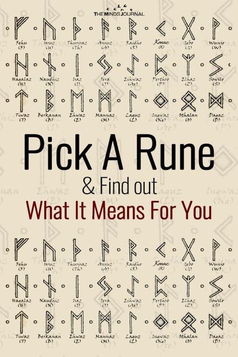 Pick A Rune and Find out What It Means For You Viking Rune Meanings, Rune Symbols And Meanings, Simbols Tattoo, Viking Symbols And Meanings, Viking Rune Tattoo, Protection Rune, Runes Meaning, Nordic Runes, Runic Alphabet