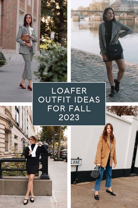 Penny Loafer Skirt Outfit, Fall Loafers Outfit 2023, Affordable Synthetic Loafers For Fall, Casual Synthetic Loafers For Fall, Cognac Loafers Outfit Women, Fall Synthetic Loafers, Brown Office Loafers For Fall, Fall Loafers Outfit 2024, Loafers Outfit Winter