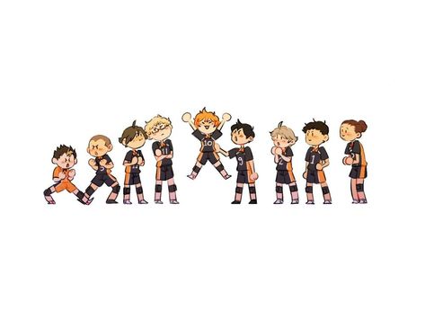 Haikyuu Pc Wallpaper, Haikyu Karasuno, Chibi Wallpaper, Cute Laptop Wallpaper, Haikyuu Karasuno, Haikyuu Wallpaper, Haikyuu Manga, Haikyuu Characters, Haikyuu Fanart