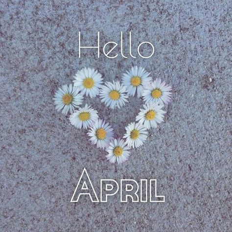 Hello April Hello April Aesthetic, Hello April Wallpaper, April Pictures, April Wallpaper Aesthetic, Spring Wallpaper Iphone, Wallpapers Spring, April Images, Aesthetic Spring Wallpaper, April First