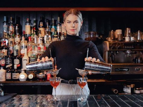 Bartender Photoshoot Ideas, Bartender Headshots, Lime Photoshoot, Female Bartender Aesthetic, Bartending Photoshoot, Bartender Aesthetic Girl, Bartender Branding, Bartenders Photography, Colorful Headshots