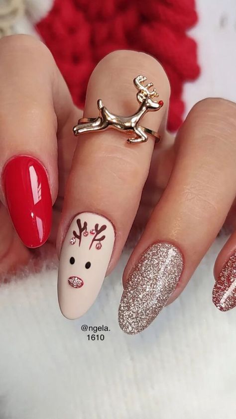 Christmas Nails Art, Christmas Nails Designs, Christmas Nails Ideas, Christmas Tree Nails, Nagel Design, Holiday Nails Christmas, Red Christmas Nails, Acrylic Nails Ideas, Tree Nails