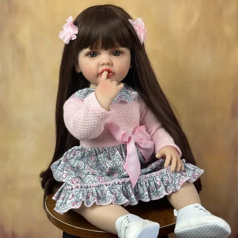 Long Hair Princess, Real Looking Baby Dolls, Princess Mermaid, Real Life Baby Dolls, Silicone Reborn Babies, Silicone Baby Dolls, Realistic Baby Dolls, Lifelike Dolls, Reborn Baby Girl