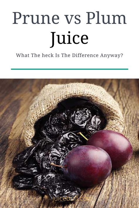 Ever wondered what the difference between prune juice and plum juice is? find out here, I explain the differences and tell you everything you need to know about both prune and plum juice. #juicing #prunejuice #plumjuice Prune Juice, Prune Plum, Plum Juice, Natural Vitamins, Juice Cleanse, What The Heck, Green Juice, Delicious Vegan Recipes, Juicing Recipes