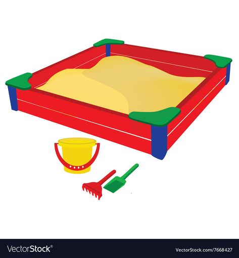 Sandbox Illustration, Sand Pit, Kids Book, Beach Toys, Sandbox, Kids' Book, Big Picture, Shovel, Transparent Png