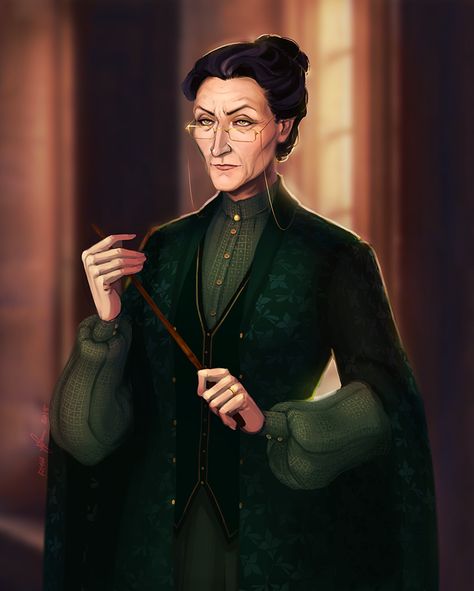 Minerva McGonagall par kit466 Harry Potter Rpg, Classe Harry Potter, Minerva Mcgonagall, Harry Potter Art Drawings, Harry Potter Illustrations, Severus Rogue, Harry Potter Artwork, Bellatrix Lestrange, Harry Potter Drawings