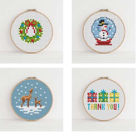 Winter Cross Stitch Patterns from Lucie Heaton Winter Cross Stitch Patterns, Free Christmas Cross Stitch Patterns, Free Cross Stitch Designs, Holiday Cross Stitch Patterns, Holiday Cross Stitch, Winter Cross Stitch, Cross Stitch Love, Hand Embroidery Design Patterns, Cross Stitch Patterns Christmas