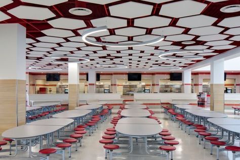 School Building Interior, Futuristic School, High School Design, Cafeteria Design, Futuristic House, School Building Design, City Maps Design, Building Interior, Urban Design Plan