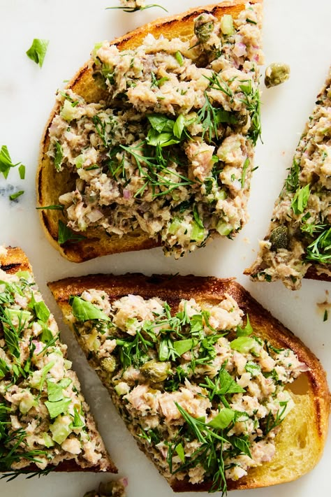 Sardine Salad Recipe - NYT Cooking Cream Cheese Sausage Dip, Functional Medicine Recipes, Cheese Sausage Dip, Sardine Recipes Canned, Sardine Salad, Whitefish Salad, Cream Cheese Sausage, Canned Sardines, Sardine Tin