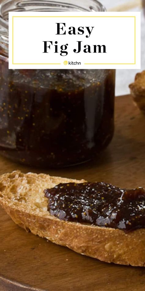 Quick Recipe: Mission Fig Jam | Kitchn Fig Recipes Dried, Mission Fig Recipes, Fig Jam Recipes, Fig Perserves Recipes, Dried Fig Jam, Date Jam, Fig Preserves Recipe, Dried Fig Recipes, Dried Fig