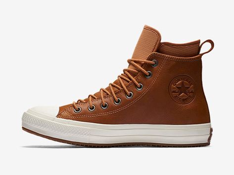 Converse Chuck Taylor All Star Waterproof Nubuck Converse Chuck Taylor Leather, City Sneakers, Chukka Sneakers, Clarks Wallabees, Kicks Shoes, All Stars Converse, Best Shoes For Men, Hype Shoes, Converse Sneakers